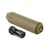 Huxwrx FLOW 556 Ti, Titanium, Lightweight, Durable Suppressor + Flash Hider