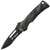 Smith & Wesson Black Ops Serrated Re-Curve Folding Knife Blade, Black
