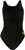 MP Michael Phelps Solid Thin Strap Swimsuit, Black, Size - 22