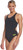MP Michael Phelps Solid Thin Strap Swimsuit, Black, Size - 22