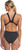 MP Michael Phelps Solid Thin Strap Swimsuit, Black, Size - 22