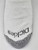 Dickies Men's Crew Style Work Socks, White W/Grey, 5-Pack, Size 12-15