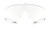 Oakley M-Frame ALPHA Replacement Ballistic Sunglass Lens, Clear, 58 mm