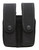 Uncle Mike's Kodra Double Stack Pistol Mag Case with Flaps, Color Black