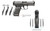 HK VP9A1 9mm Luger 4.53" Barrel, Optic Ready,  17rd/20rd Mags, Black Polymer Frame