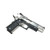 Recover Tactical Grip & Rail System for 1911 – BLK Grips with BLK+ Gray Panels