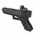Recover Tactical Slide Picatinny Rail w/ Charging Handlel For Small Frame Glock