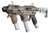 Recover Tactical P-IX+Basic PG9 Folding Brace with Metal Front Guard, Tan