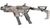 Recover Tactical P-IX+Basic PG9 Folding Stock Metal Front Guard, Tan