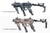 Recover Tactical P-IX+MG PG9 SR20 Metal Front Guard Folding Brace – Tan