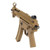 Heckler & Koch SP5K-PDW RAL8000 9mm Pistol, 5.87" Barrel, 2x 30Rd Mags, FDE