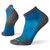 Smartwool Performance Cycle Zero Cushion Pattern Ankle Socks, Blue, Medium
