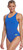 MP Michael Phelps Women's Solid Comp Back Swimsuit, Blue, Size 32