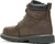 Wolverine Men's 6" Floorhand Waterproof Steel Work Boots, Dark Brown, 11M