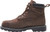 Wolverine Men's 6" Floorhand Waterproof Steel Work Boots, Dark Brown, 9.0M
