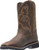Wolverine Men's 10" Rancher Wellington Square Work Boot, Dark Brown, 9.5M