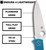 Spyderco Endura 4 Lightweight Signature Knife W/ 3.80" Steel Blade, Blue