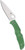Spyderco Endura 4 VG10 SS Lightweight 3.75" Plain Folding Knife, Green