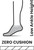Smartwool Men's Run Zero Cushion Low Ankle Socks – Medium Grey