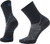 Smartwool Men's Run Zero Cushion Mid Crew Socks – Black