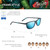Maui Jim Unisex Lele Kawa Polarized Sunglasses – Dark Navy Stripe / Blue Hawaii