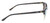Maui Jim Unisex Holomua Rectangle Sunglasses – 52mm, Shiny Dark Brown