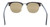 Maui Jim Unisex Holomua Rectangle Sunglasses – 52mm, Shiny Dark Brown