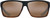 Maui Jim Unisex Alenuihaha Polarized Square Sunglasses, Dark Brown Stripe, 64mm