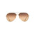 Maui Jim Unisex Mavericks Polarized Aviator Sunglasses – Gold / HCL Bronze, 61mm