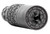 Rugged Axial 7.62mm Suppressor, 5/8x24 Threaded, Stainless Steel, Black