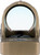 Trijicon SRO 5.0 MOA Adjustable LED Red Dot Sight – Coyote Brown