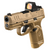 FN Reflex MRD Micro-Compact 9mm (OR) 15rd Pistol W/ Manual Safety, FDE