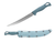 Benchmade Fishcrafter Santoprene Fixed Knife, MagnaCut SS Trailing-Point Blade
