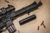 Griffin Armament 5 AM RECCE 5.56mm Suppressor, W/ Muzzle Device, 1/2"x28, Black