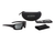 ESS EyePro Rollbar Sunglasses, Clear & Smoke Gray Lenses, Black