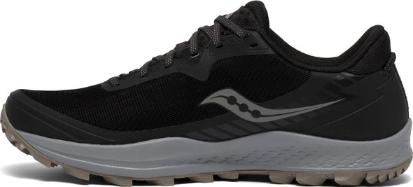 Saucony Peregrine 11 GTX Men's Athletic Running Shoes, Black/Gravel - S20643-45