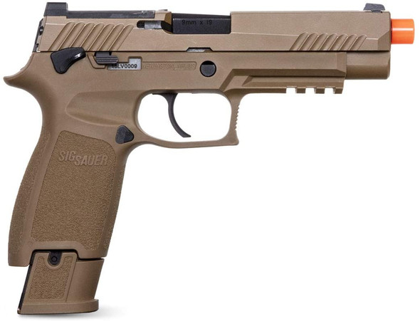 Sig Sauer ProForce M17 CO2 Powered 6mm Airsoft Pistol, Coyote Tan - AIR-PF-M17