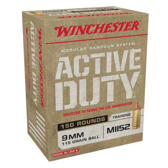 Winchester 9mm 115gr - FMJ 750 Rounds + Silver Tip HP 200 Rounds - 950 ROUNDS TOTAL