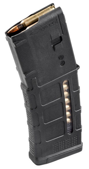 Magpul MAG556-BLK PMAG GEN M3 Black Detachable with Capacity Window 30rd 223 Rem, 5.56x45mm NATO for AR-15, M16, M4