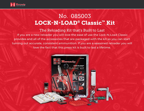 Hornady Lock-N-Load Classic Reloading Press Kits - 085003