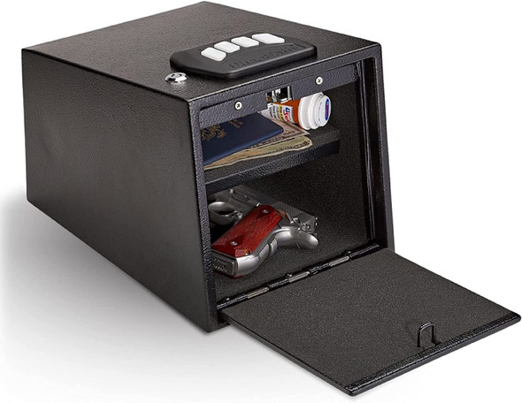 Hornady SnapSafe 2 Gun Keypad Vault - Keypad Handgun Vault Safe, Features 2 Compartments - 75430