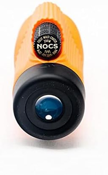 Nocs Provisions Zoom Tube 8x32 Monocular Telescope | Lightweight, Compact, 8X Magnification - Safety Orange