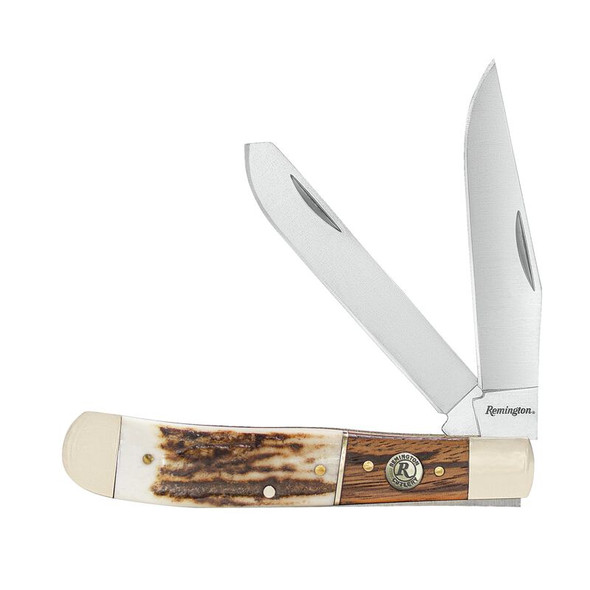 Remington Guide Trapper Multi-Blade Folding Knife 4.125" Closed -  Stainless Steel Blades