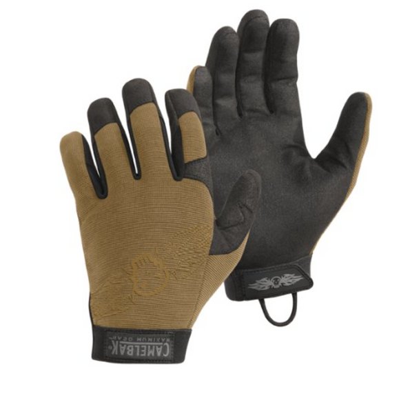 CamelBak Heat Grip CT Gloves with Logo (Black/Coyote)