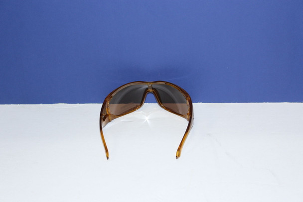 Emporio Armani orange/brown polarized sunglasses