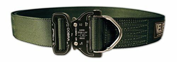 Elite Survival Systems ELSCRB-O-SM Cobra Rigger's With D Ring Buckle Belt, Olive Drab, Small