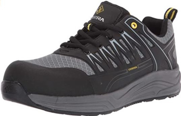 Terra Rebound Men's Slip Resistant Athletic Composite Toe Sneaker - TR106001BLG