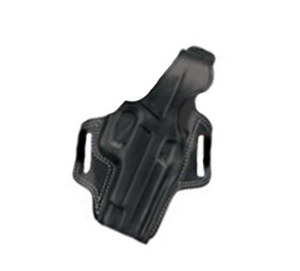 Galco Fletch High Ride Belt Holster for 1911 5-Inch Colt, Kimber, Para, Springfield (Black, Right-hand)