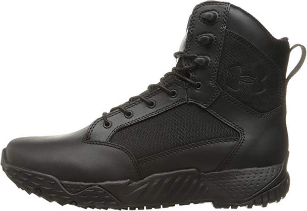 Under Armour Men's Stellar Tac Military & Tactical Boot, Black, Wide (2E) US