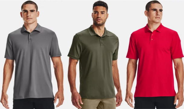 Under Armour Men's UA Tactical Performance Golf Polo Shirt - 1279759